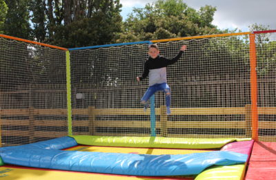 Trampolines at Willows Activity Farm